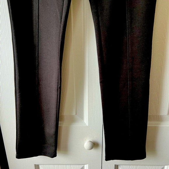 Kim Rogers Casual True Black Pull On Straight Leg Dress Pants Size Small - Picture 4 of 8